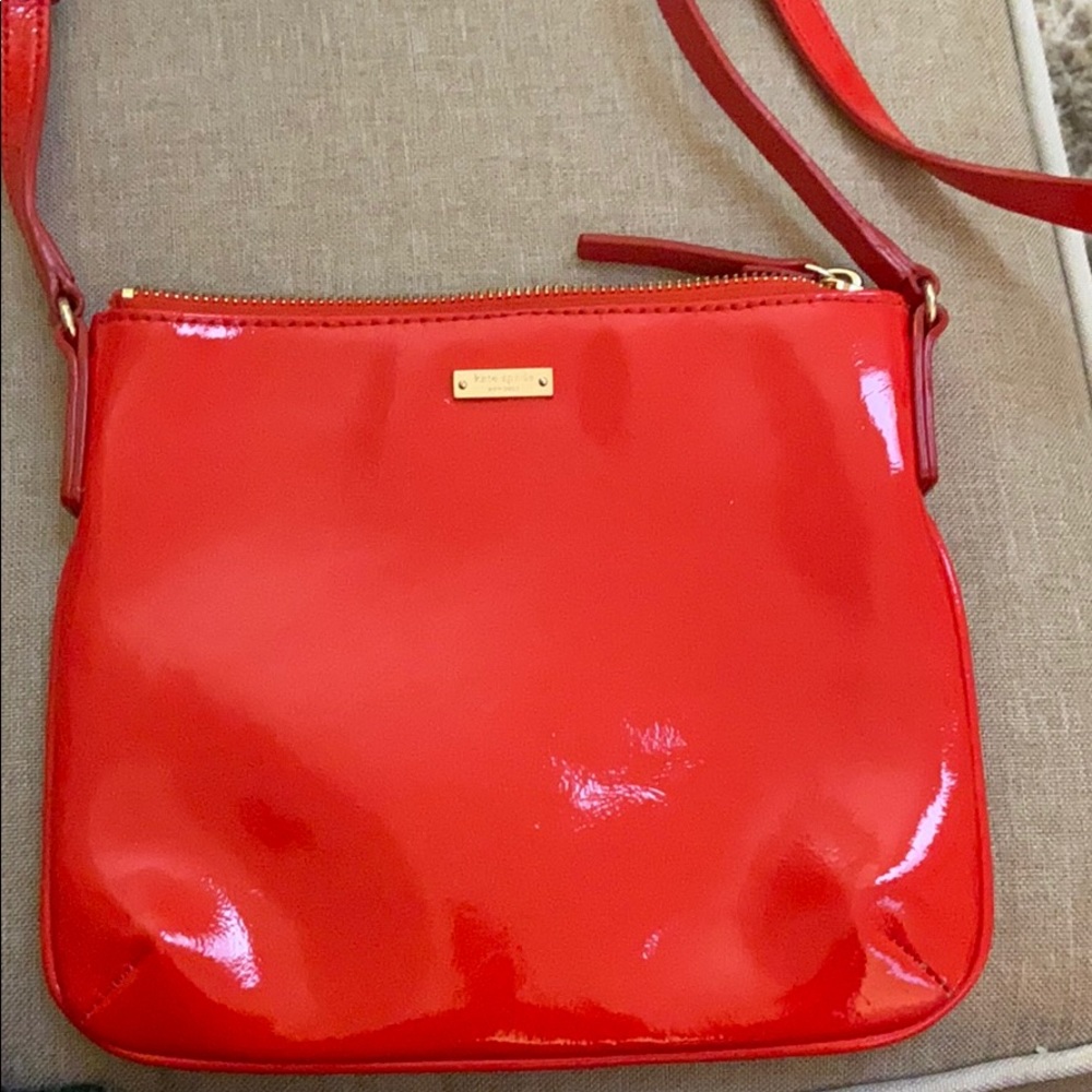 Red Patent Kate Spade Cross Body